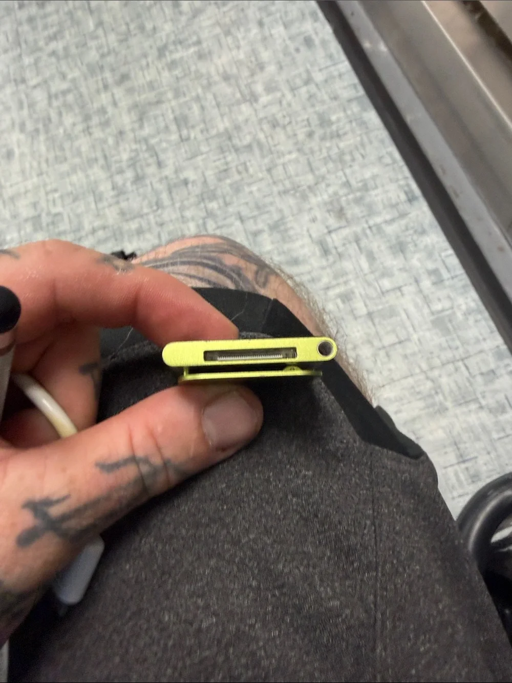 Apple Yellow iPod nano with 30-Pin Charger Connector